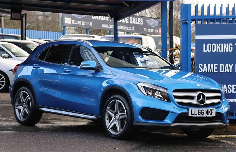 Used Mercedes GLA200 AMG line 136 HP (100 kW) 2016 Blue SUV