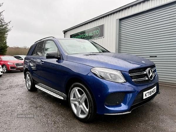 Used Mercedes GLE350 AMG 258 HP (189 kW) 2018 Blue Estate