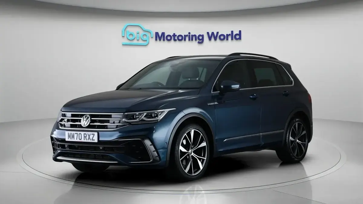 Used VW Tiguan R-line 150 HP (110 kW) 2021 Blue SUV