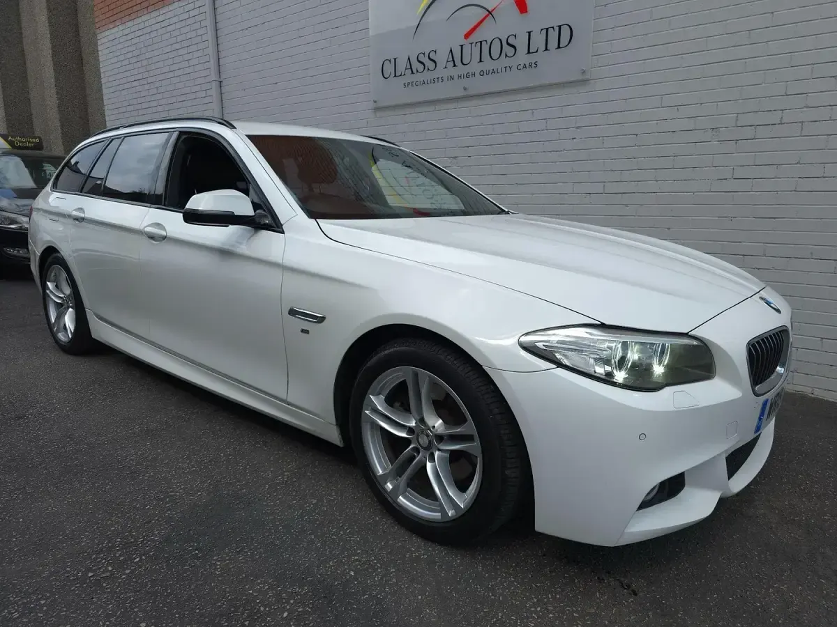 Used BMW 520 M Sport 190 HP (139 kW) 2015 White Estate