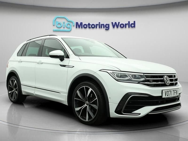White Used 2021 VW Tiguan R-line SUV | £22,700 (Fair price) - Image 1/4