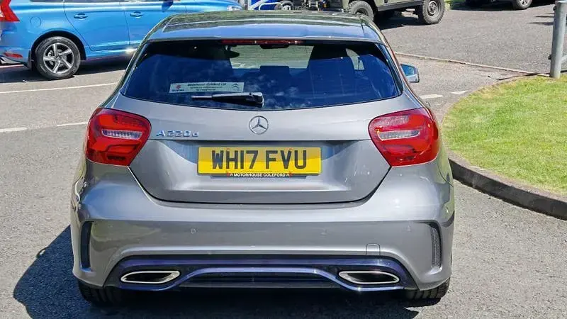 Used Mercedes A220 AMG line 177 HP (130 kW) 2017 Mountain grey Hatchback