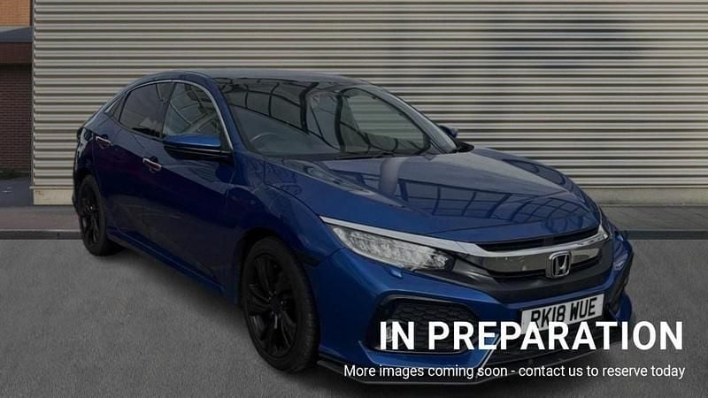 Blue Used 2018 Honda Civic Prestige Hatchback | £12,290 - Image 1/4