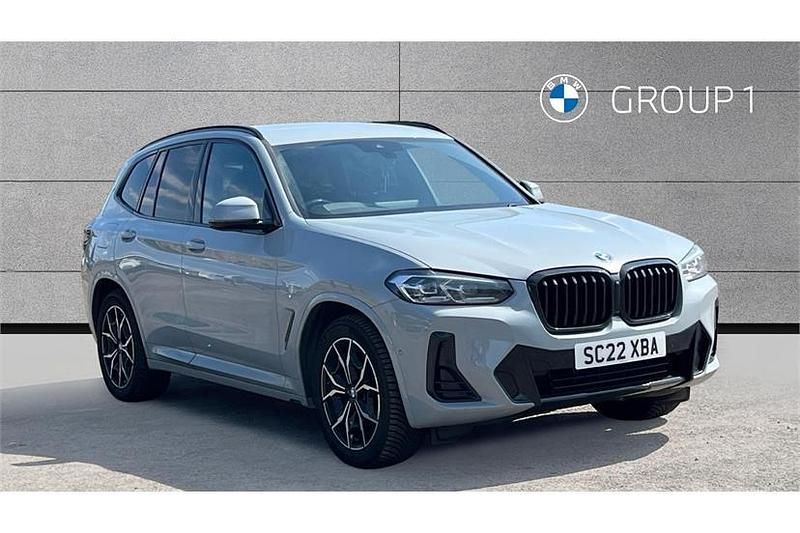 Grey Used 2022 BMW X3 M Sport SUV | £32,980 (Good price) - Image 1/4