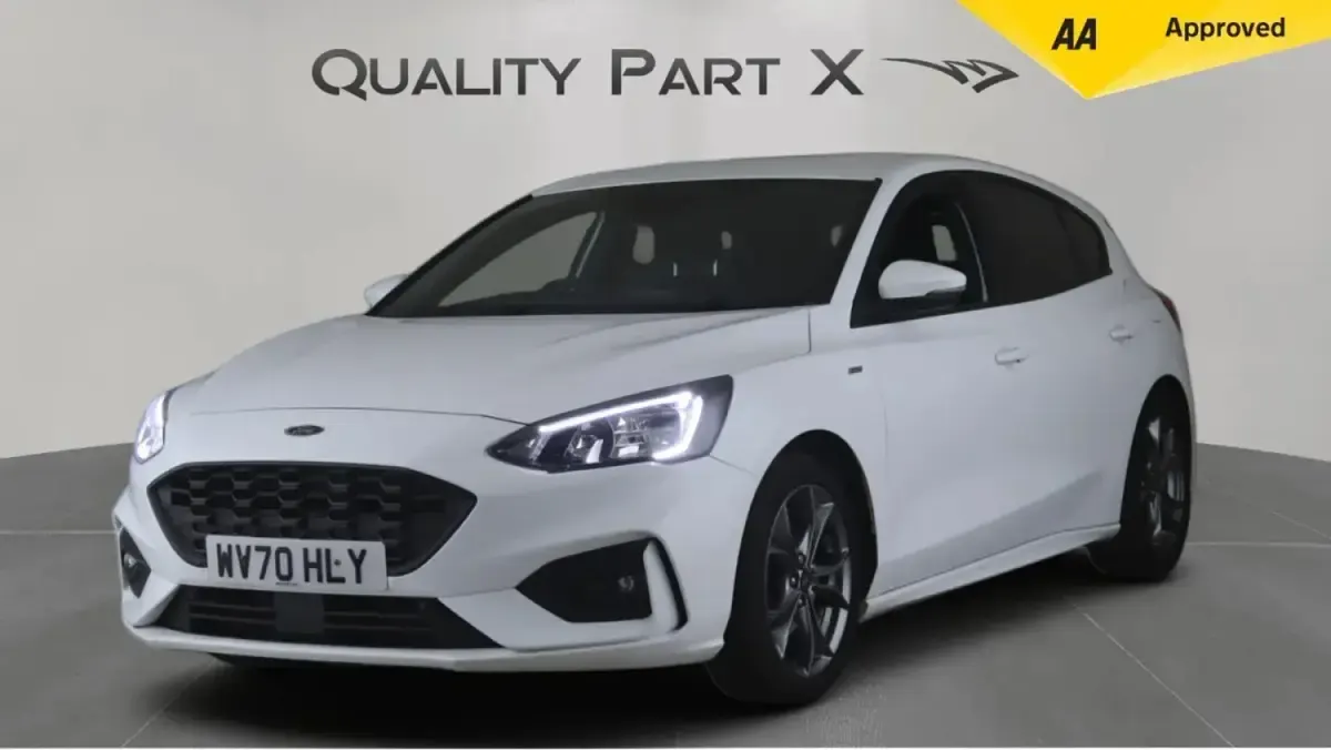 Begagnad Ford Focus ST-Line 2020 Vit Halvkombi