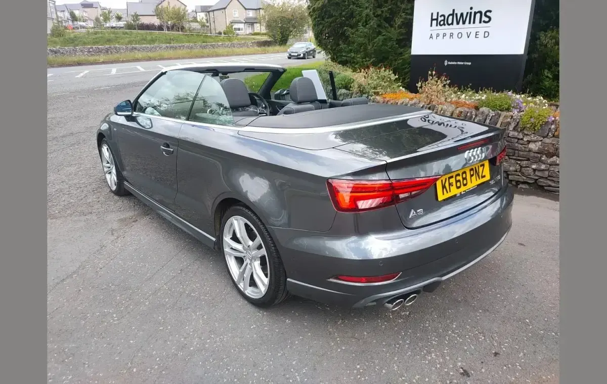 Used Audi A3 Cabriolet S-Line 147 HP (108 kW) 2019 Grey Cabriolet