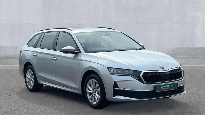 Brilliant silver metallic Used 2024 Skoda Octavia SE Technology Estate | £22,990 (A bit pricey) - Image 1/4