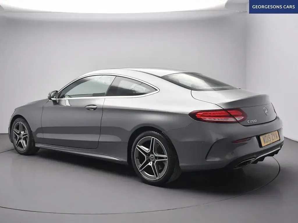 Used Mercedes C200 AMG line 184 HP (135 kW) 2019 Grey Coupe