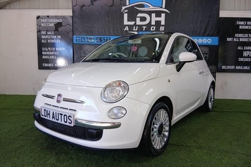 Used Fiat 500 Lounge 69 HP (50 kW) 2012 White Hatchback