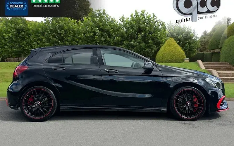Used Mercedes A45 AMG AMG 360 HP (264 kW) 2015 Cosmos black Hatchback