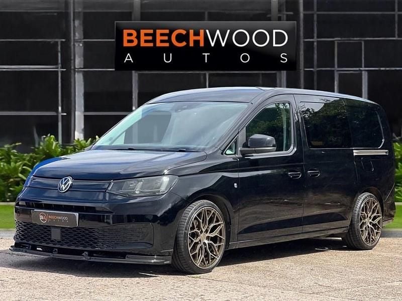 Used VW Caddy Maxi S 102 HP (75 kW) 2021 Black MPV
