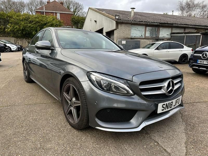 Used Mercedes C300e AMG Line Premium 2018 Grey Sedan