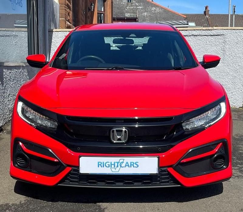 Used Honda Civic SE 2020 Red Hatchback