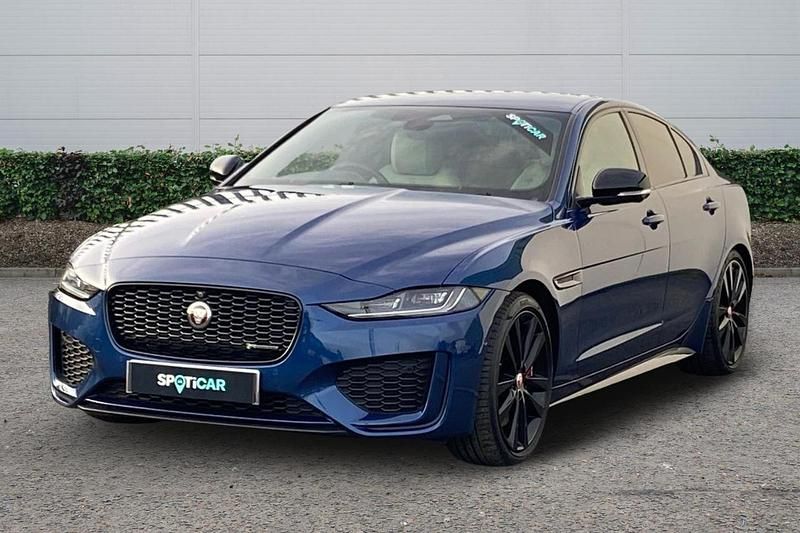 Blue Used 2021 Jaguar XE R-Dynamic Sedan | £22,999 (Expensive) - Image 1/4