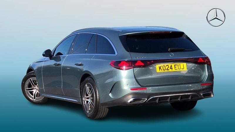 Used Mercedes E220 AMG line 197 HP (144 kW) 2024 Silver Estate