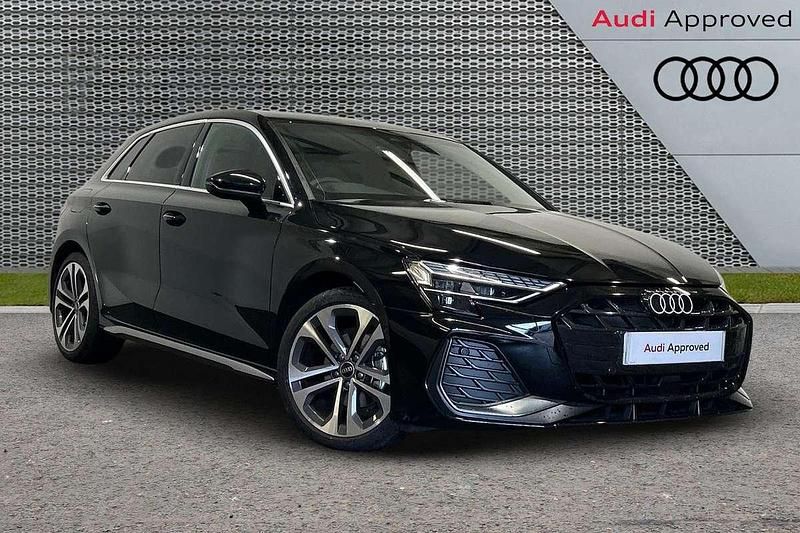 Black Used 2024 Audi A3 S-Line Hatchback | £29,795 (Expensive) - Image 1/4