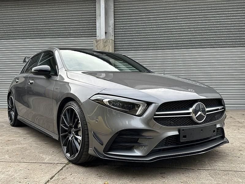 Grey Used 2021 Mercedes A35 AMG Premium Plus Hatchback | £25,990 (Fair price) - Image 1/4