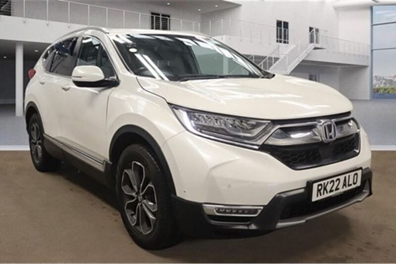 White Used 2022 Honda CR-V Hybrid SUV | £26,519 (Expensive) - Image 1/4