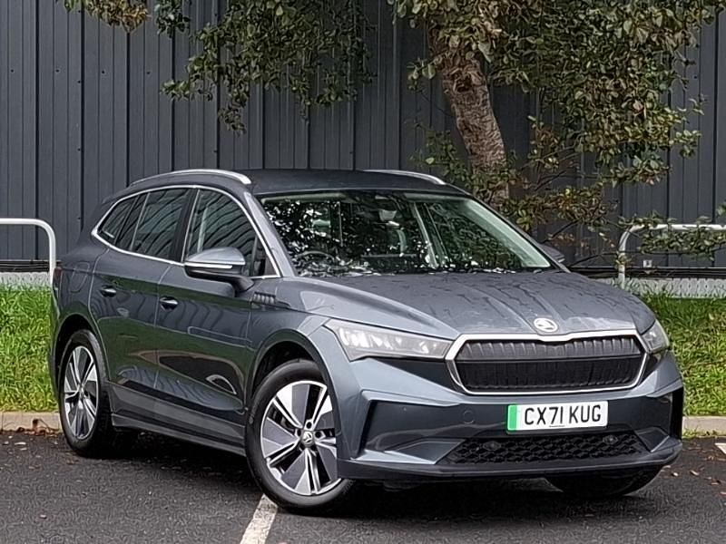 Grey Used 2021 Skoda Enyaq iV Lodge SUV | £17,698 (Fair price) - Image 1/4