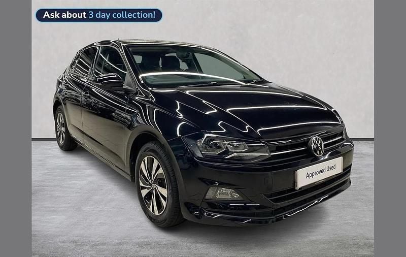 Black Used 2021 VW Polo Match Hatchback | £16,199 (Fair price) - Image 1/4