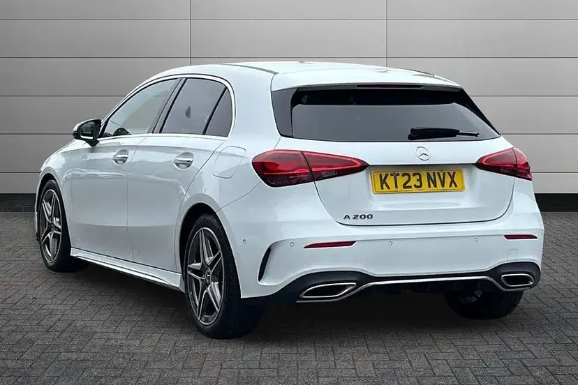 Used Mercedes A200 Executive 175 HP (128 kW) 2023 Digital white Hatchback