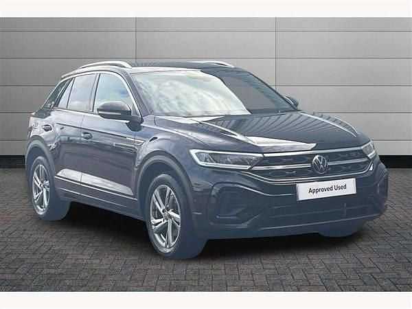 Black Used 2025 VW T-Roc R-line SUV | £27,490 (Fair price) - Image 1/3