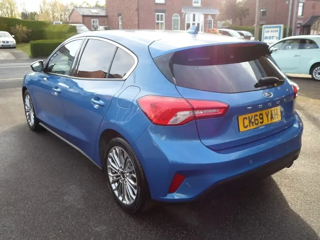 Used Ford Focus Titanium X 2019 Blue Hatchback
