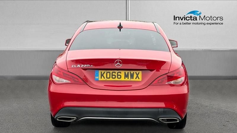 Used Mercedes CLA220 177 HP (130 kW) 2017 Jupiter red gloss Sedan