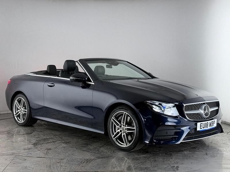 Blue Used 2017 Mercedes E400 AMG Line Premium Plus Cabriolet | £23,100 (Fair price) - Image 1/3
