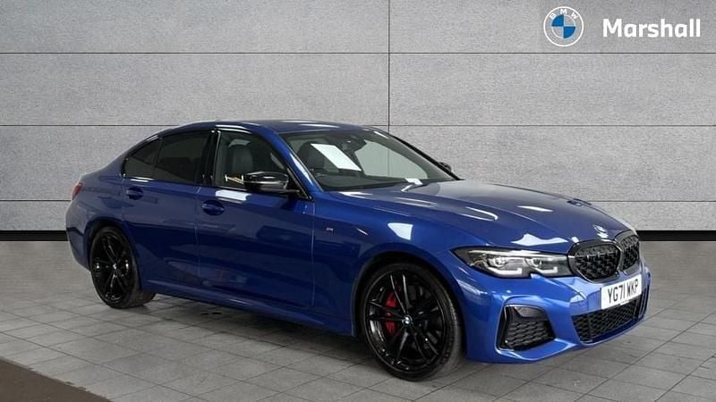 Portimao blue Used 2021 BMW M340 Comfort Edition Sedan | £30,878 (Fair price) - Image 1/4