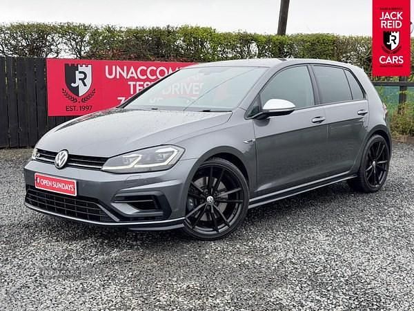 Begagnad VW Golf VII R 300 HK (220 kW) 2019 Grå Halvkombi