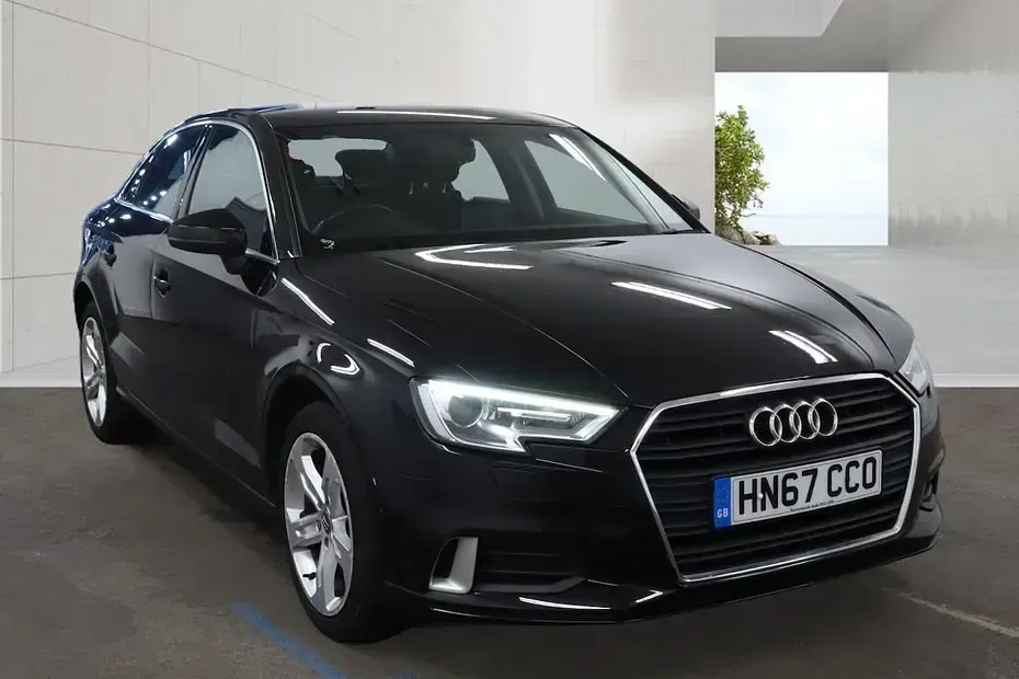 Used Audi A3 Sport 116 HP (85 kW) 2017 Black Sedan