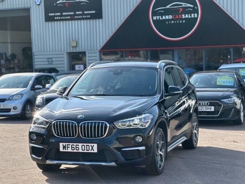 Black Used 2016 BMW X1 xLine SUV | £12,795 (Fair price) - Image 1/4
