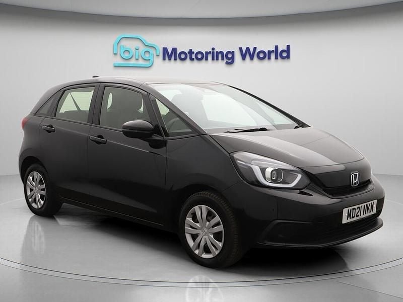 Black Used 2021 Honda Jazz Hybrid Hatchback | £13,200 (Good price) - Image 1/4