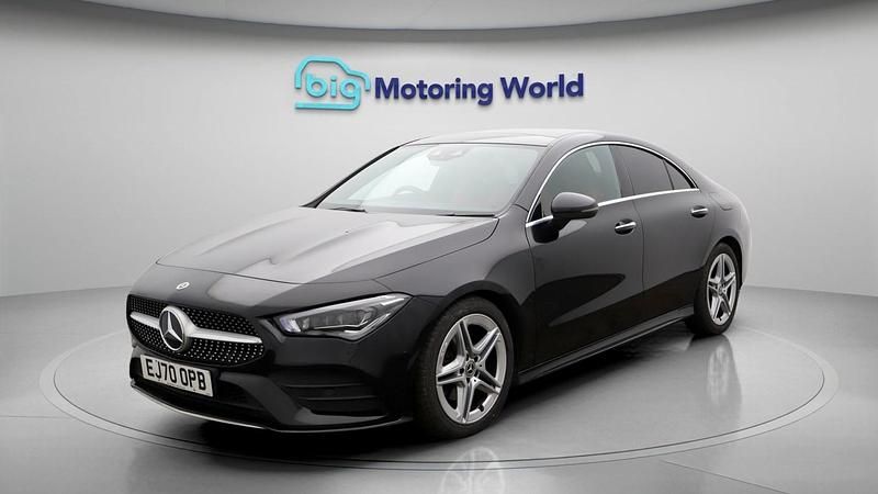 Used Mercedes CLA180 AMG line 134 HP (98 kW) 2020 Black Sedan