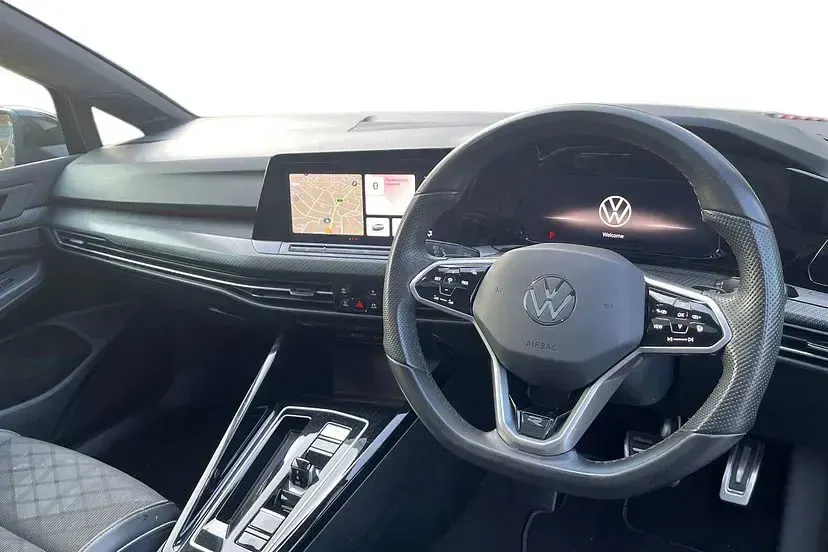 Used VW Golf VIII R-line 150 HP (110 kW) 2023 Black Hatchback