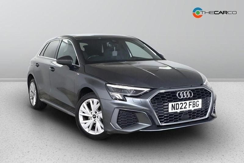 Grey Used 2022 Audi A3 Sportback e-tron S-Line Sedan | £19,995 (Fair price) - Image 1/1