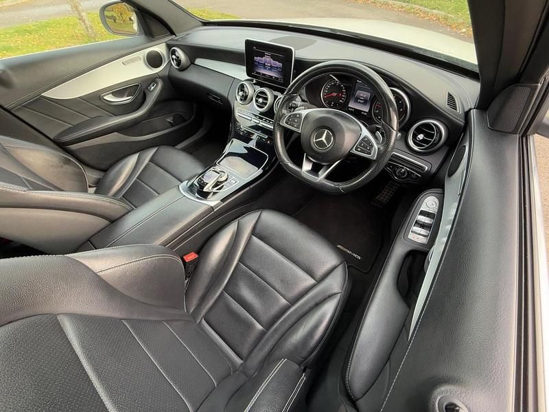 Used Mercedes C220 AMG line 170 HP (125 kW) 2014 White Sedan