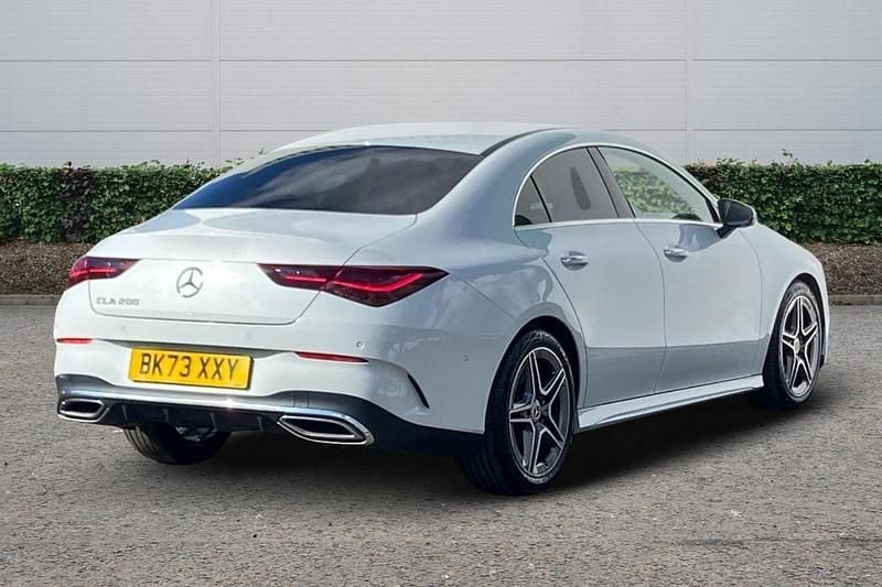 White Used 2023 Mercedes CLA200 Executive Coupe | £25,787 (Super price) - Image 1/3