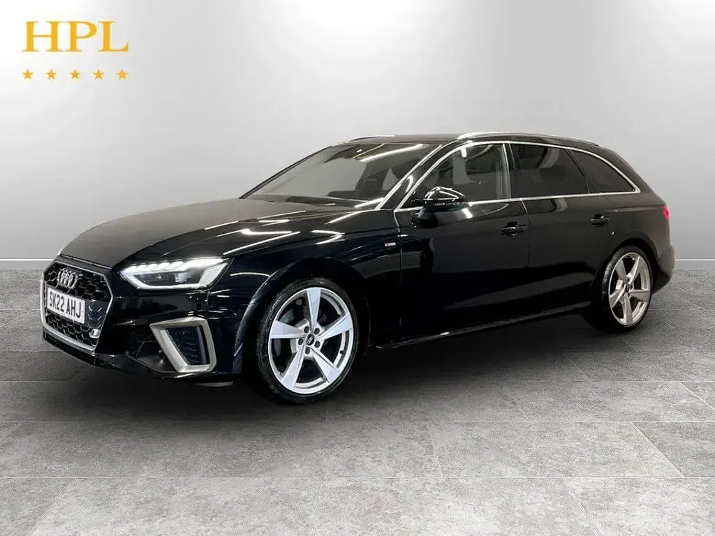 Used Audi A4 S-Line 150 HP (110 kW) 2022 Black Estate