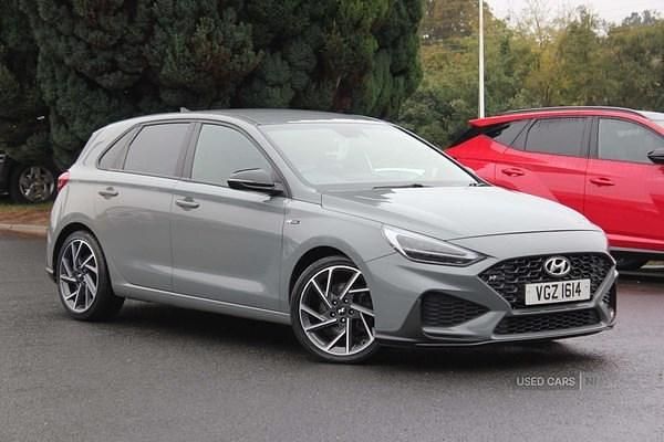 Grey Used 2021 Hyundai i30 N Line Hatchback | £15,388 (A bit pricey) - Image 1/4