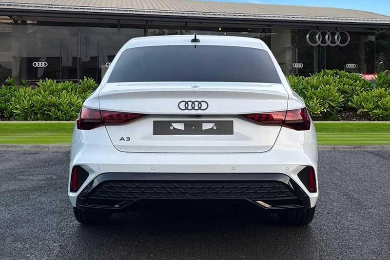 New Audi A3 Black Edition 150 HP (110 kW) 2026 White Sedan