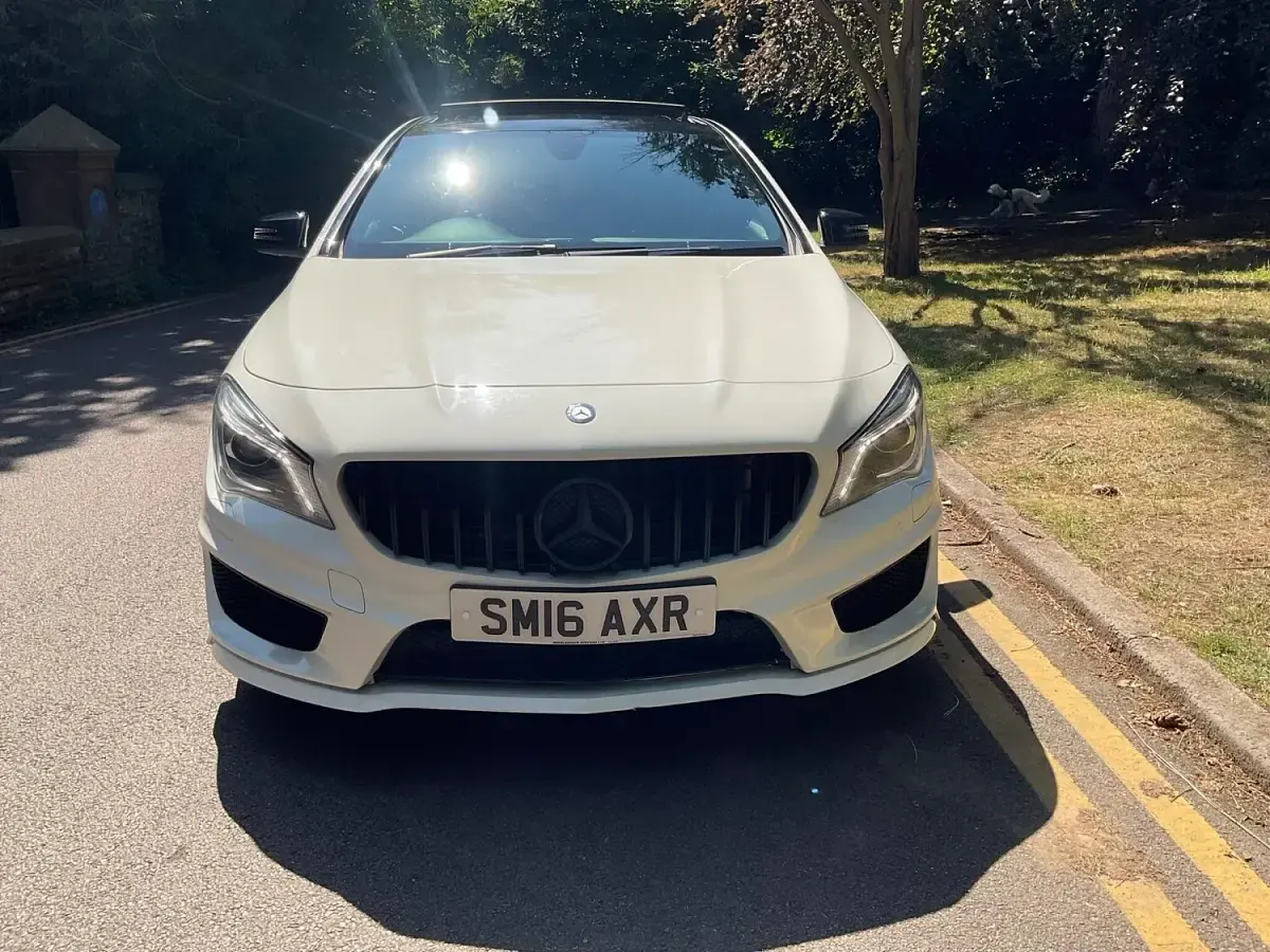 Used Mercedes CLA220 AMG 177 HP (130 kW) 2016 White Coupe
