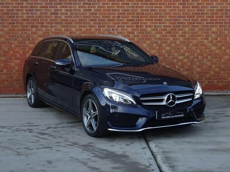 Used Mercedes C200 AMG Line Premium 2018 Blue Estate