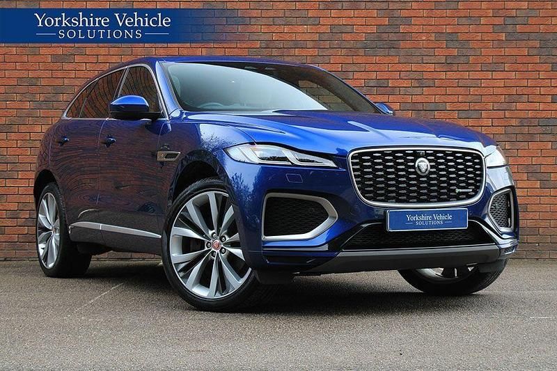 Blue Used 2021 Jaguar F-Pace R-Dynamic SUV | £32,989 (Expensive) - Image 1/4