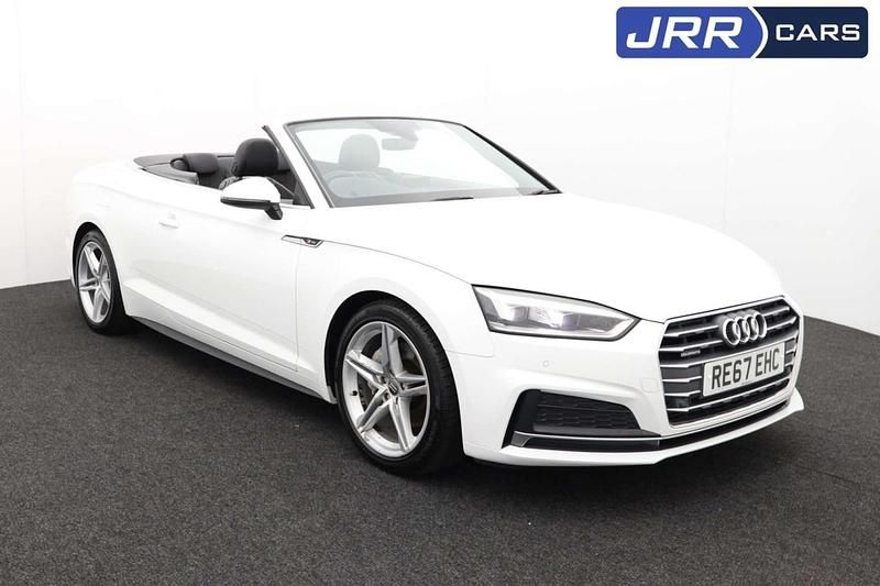 Used Audi A5 Cabriolet S-Line 2017 White Cabriolet