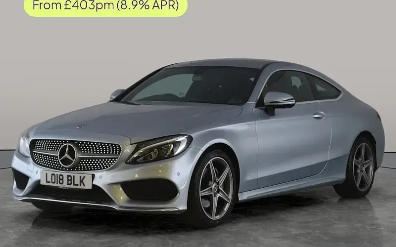 Begagnad Mercedes C220 AMG line 170 HK (125 kW) 2018 Sportkupé