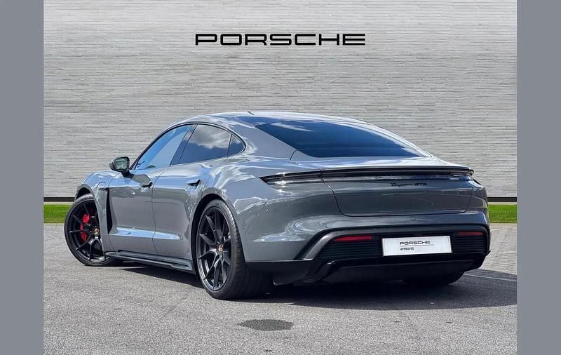 Używany Porsche Taycan 514 kW (700 KM) 2025 Szary Sedan/Limuzyna