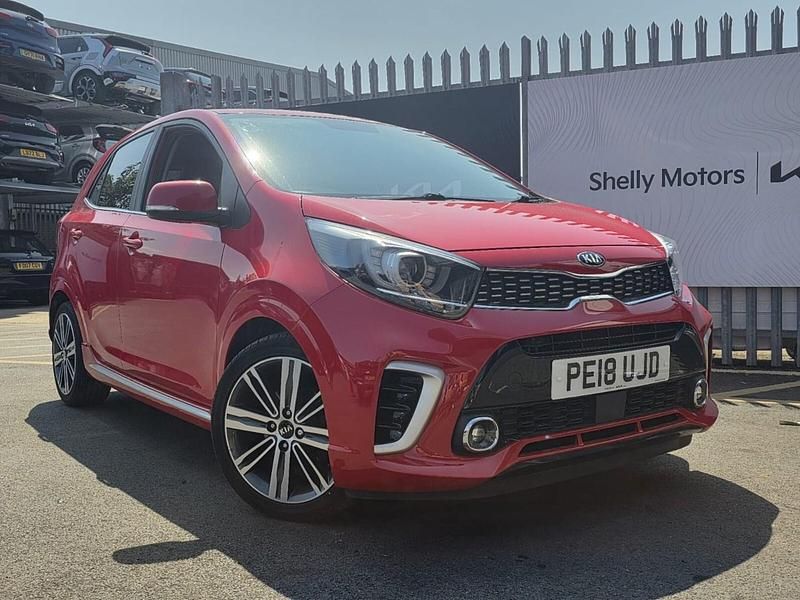 Red Used 2018 Kia Picanto GT-Line Hatchback | £9,157 (Fair price) - Image 1/4