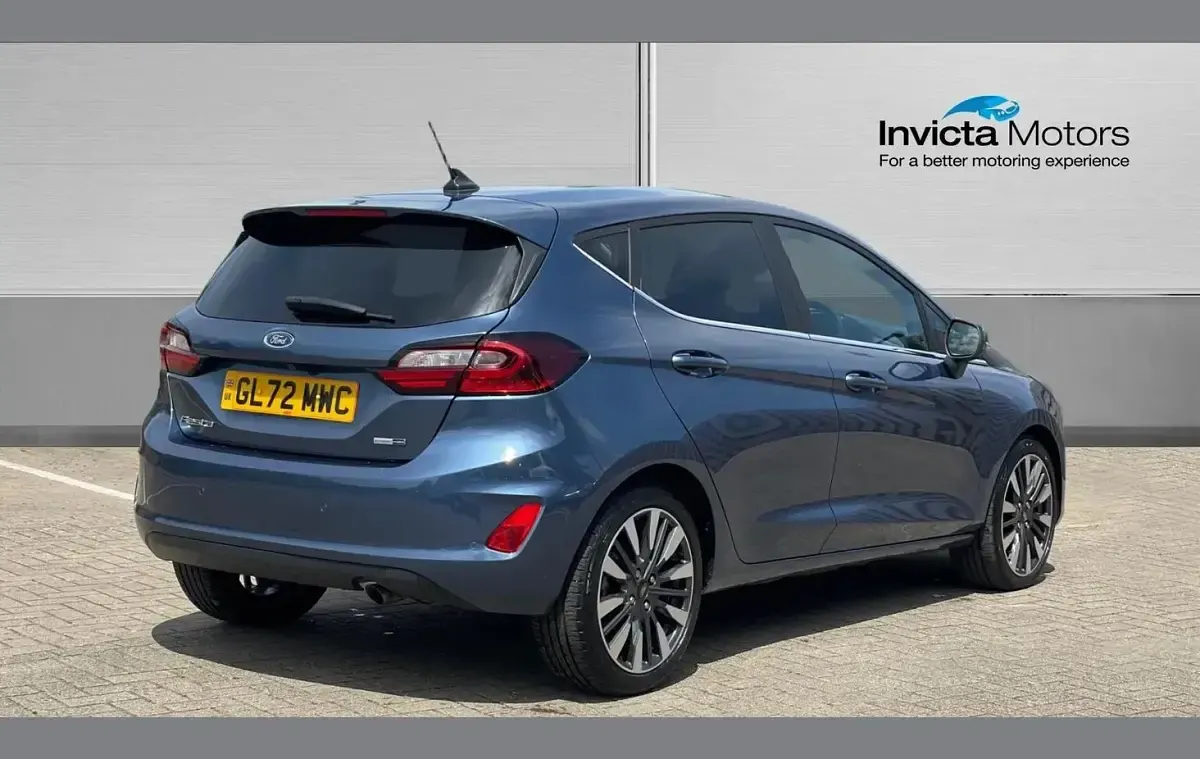 Used Ford Fiesta Titanium X 125 HP (91 kW) 2023 Blue Hatchback